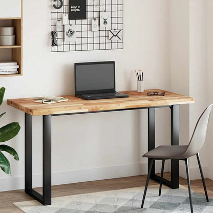 Desk Top Oil Finished 120x60x4 cm Solid Wood Acacia