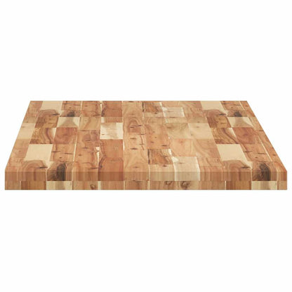 Desk Top Oil Finished 140x60x4 cm Solid Wood Acacia