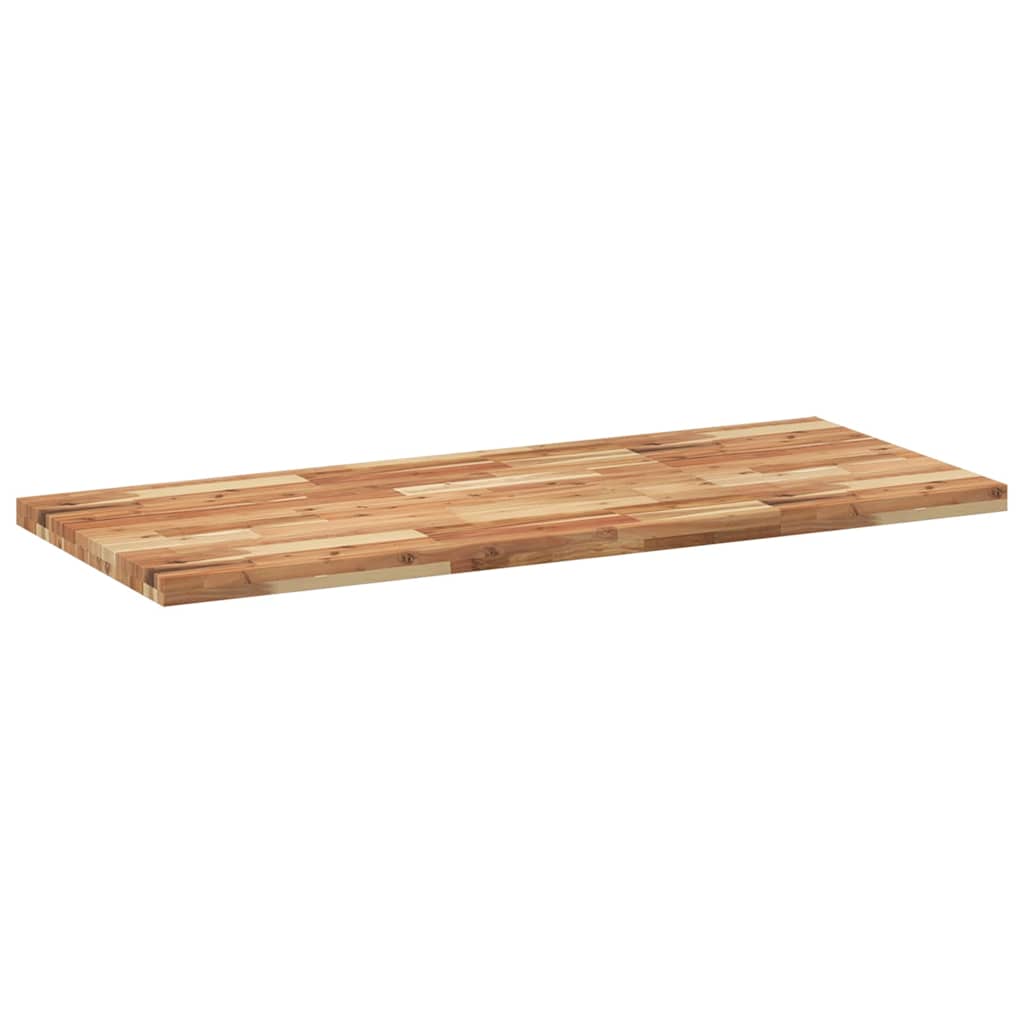 Desk Top Oil Finished 140x60x4 cm Solid Wood Acacia