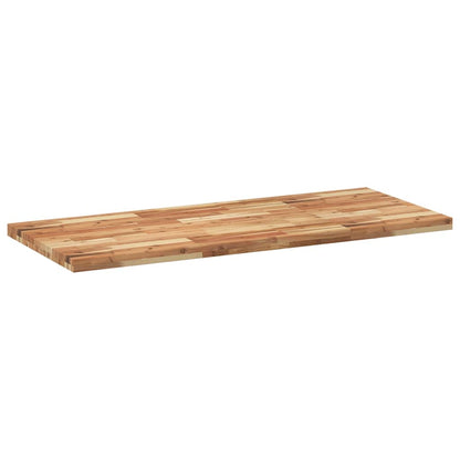 Desk Top Oil Finished 140x60x4 cm Solid Wood Acacia