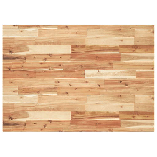Desk Top Oil Finished 100x70x4 cm Solid Wood Acacia