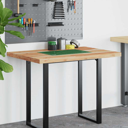 Desk Top Oil Finished 100x70x4 cm Solid Wood Acacia