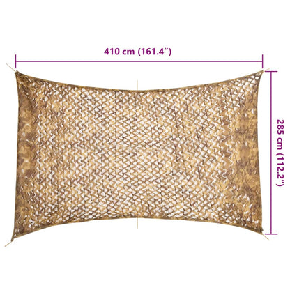 Camouflage Net with Storage Bag 410x285 cm Sand
