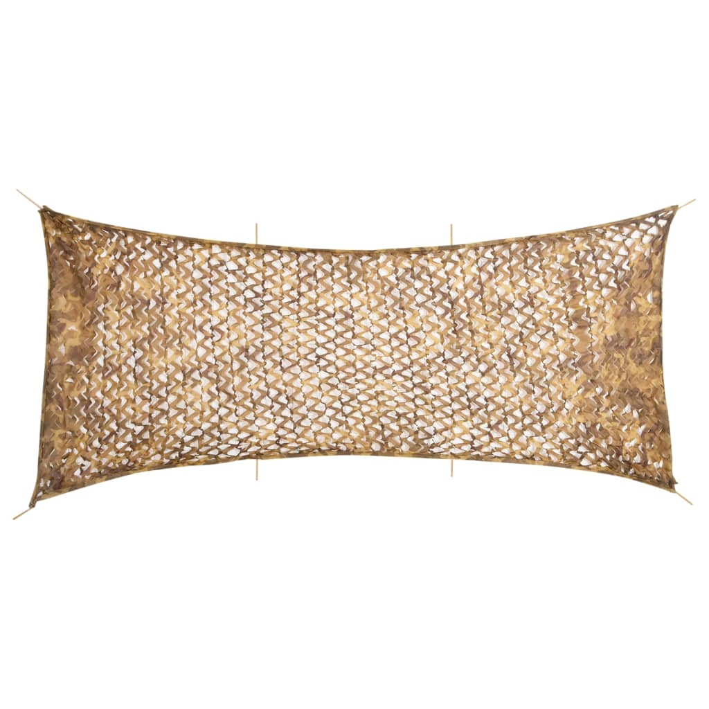 Camouflage Net with Storage Bag 627x290 cm Sand
