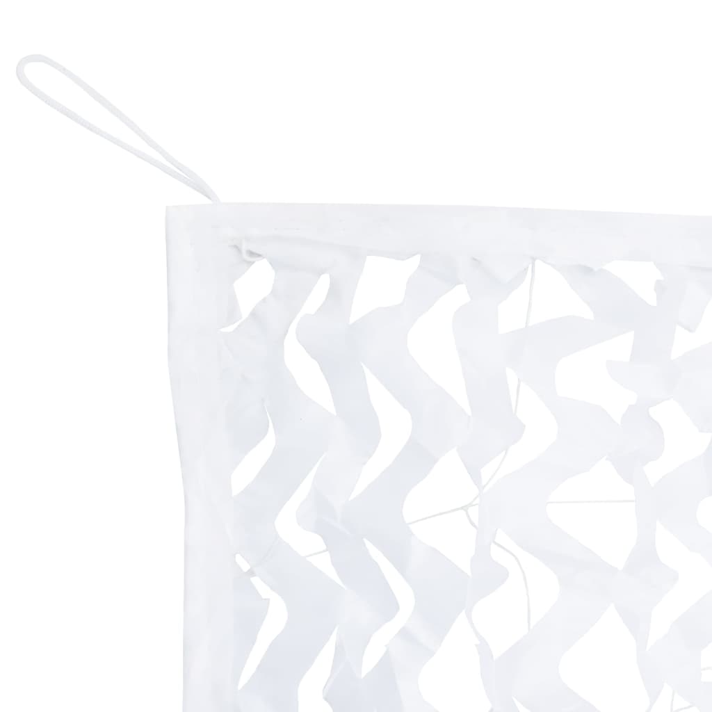 Camouflage Net with Storage Bag 312x140 cm White
