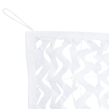 Camouflage Net with Storage Bag 312x140 cm White