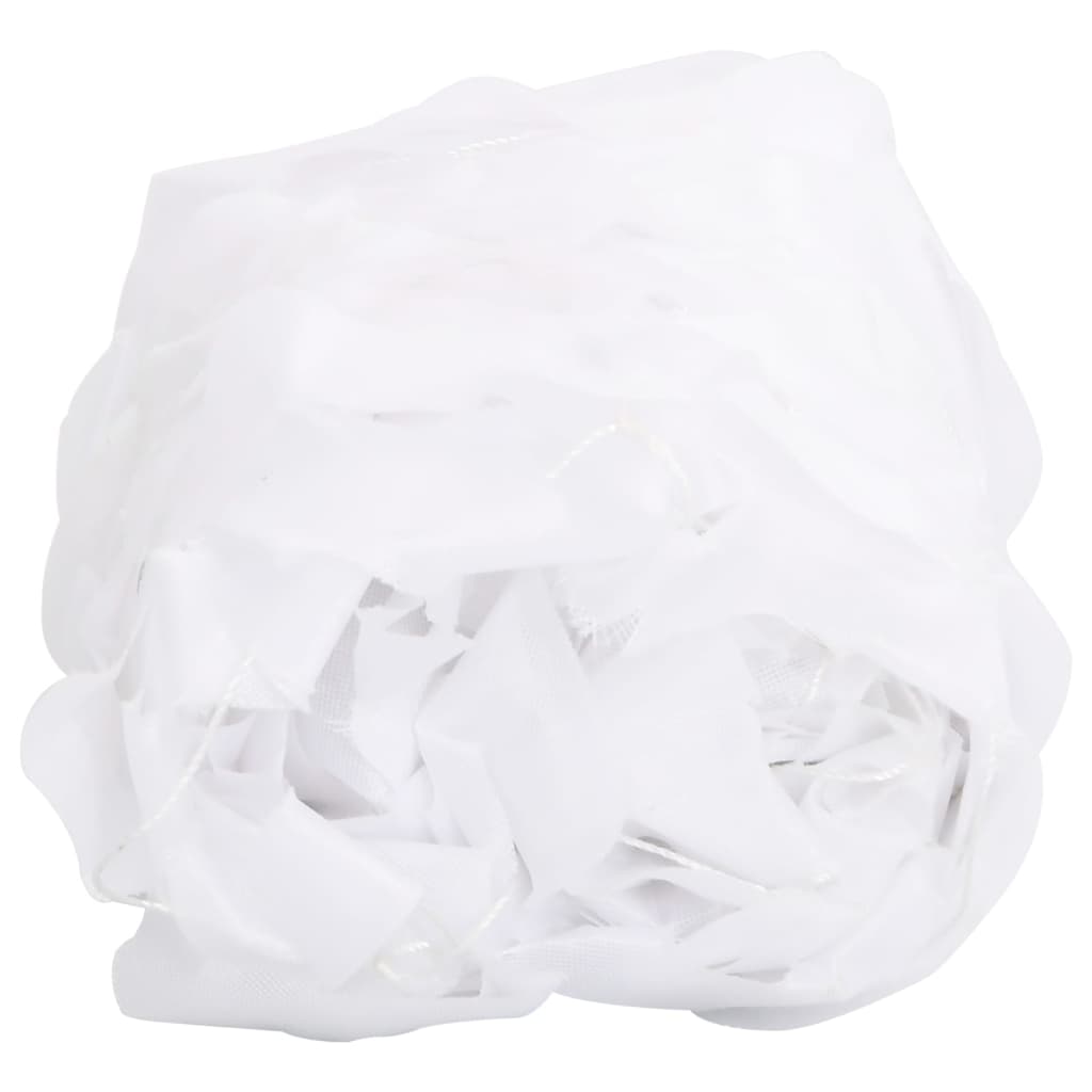 Camouflage Net with Storage Bag 753x199 cm White
