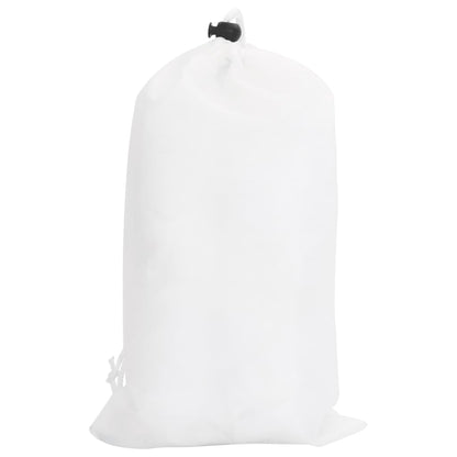 Camouflage Net with Storage Bag 627x290 cm White