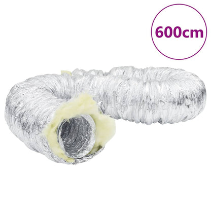 Ventilation Duct Insulated Aluminium 6 m Ø12.5 cm