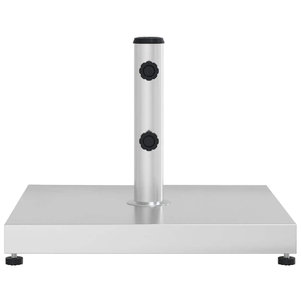 vidaXL Parasol Base Silver Stainless steel 304 and concrete Standard