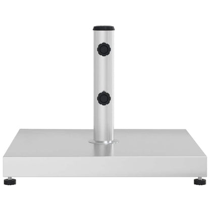 vidaXL Parasol Base Silver Stainless steel 304 and concrete Standard