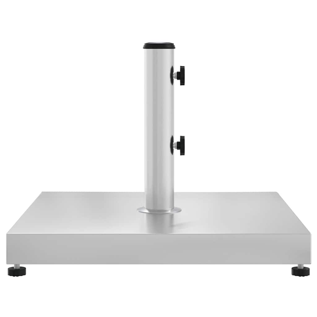 vidaXL Parasol Base Silver Stainless steel 304 and concrete Standard