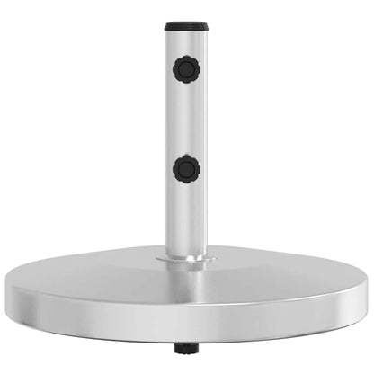 vidaXL Parasol Base Silver Stainless steel, concrete Large Parasol Base