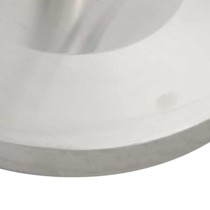 vidaXL Parasol Base Silver Stainless steel, concrete Large Parasol Base