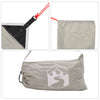 Beach Canopy with Sand Anchors Grey 214x236 cm