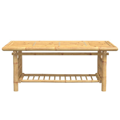 Coffee Table 43.3"x21.7"x17.7" Bamboo