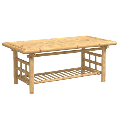 Coffee Table 43.3"x21.7"x17.7" Bamboo