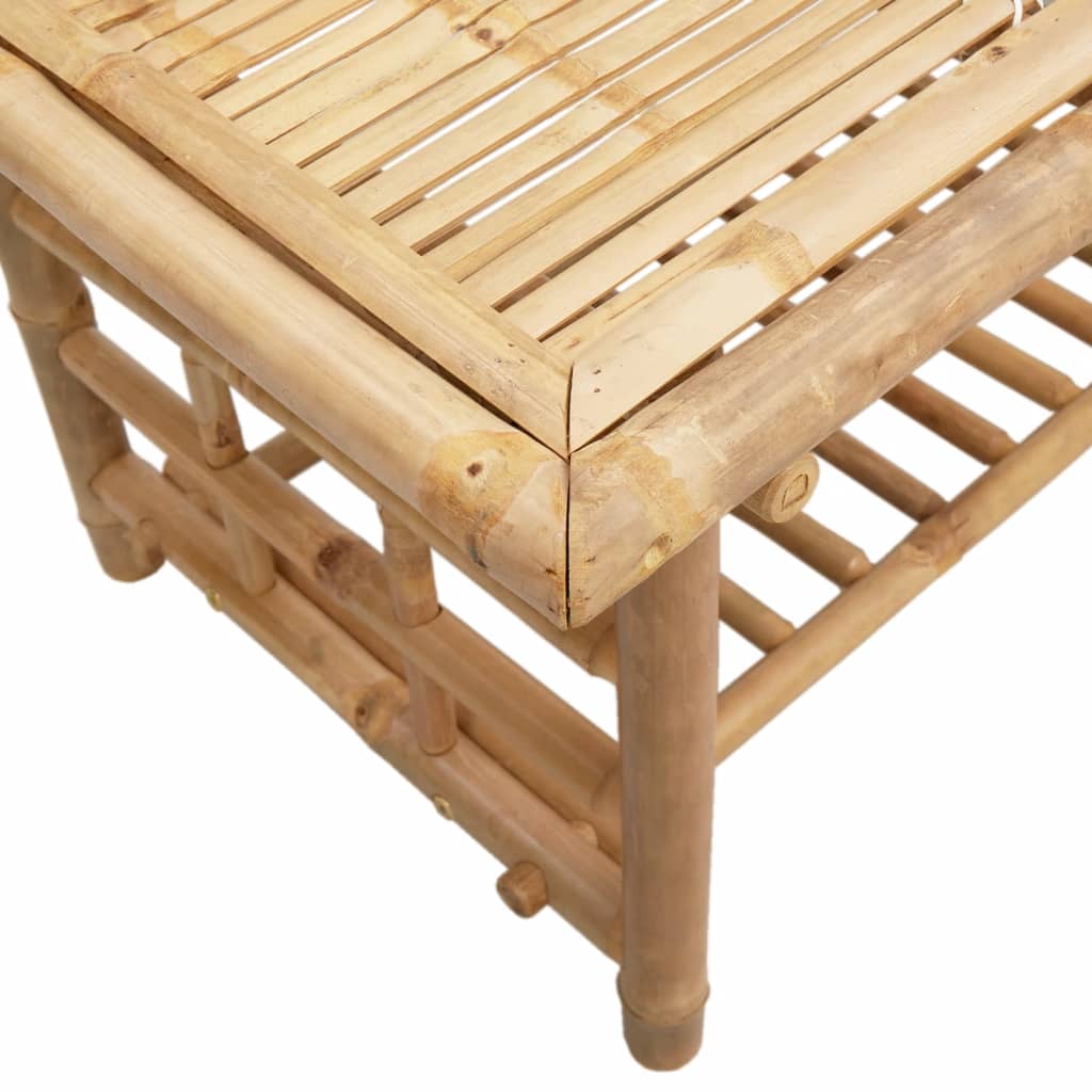 Coffee Table 43.3"x21.7"x17.7" Bamboo