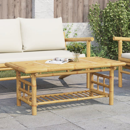 Coffee Table 43.3"x21.7"x17.7" Bamboo