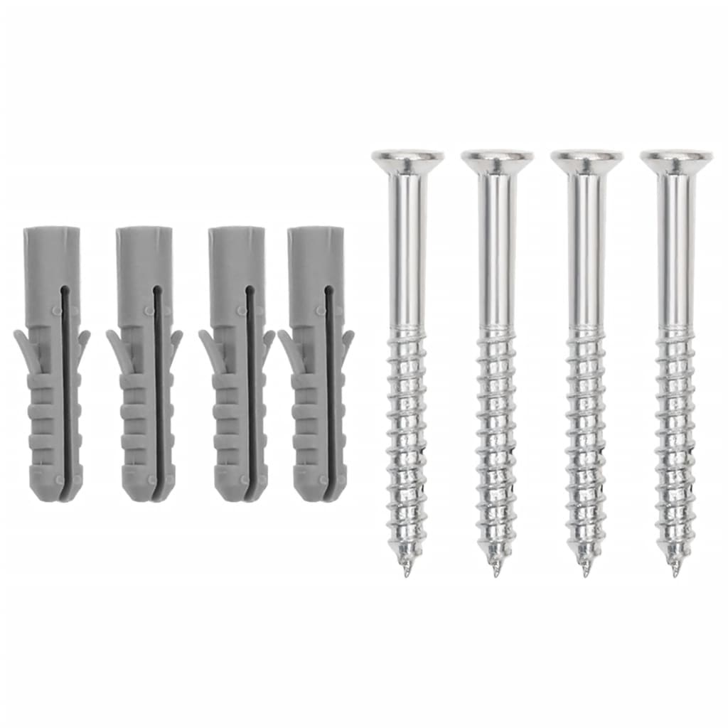 Bicycle Stand Wall Mounted 2 pcs Galvanised Steel