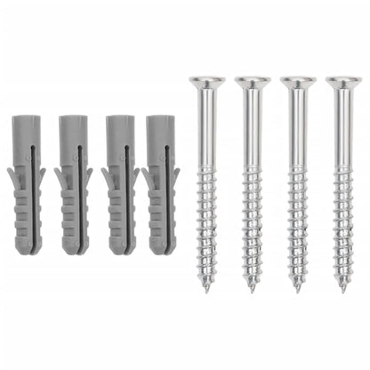 Bicycle Stand Wall Mounted 2 pcs Galvanised Steel