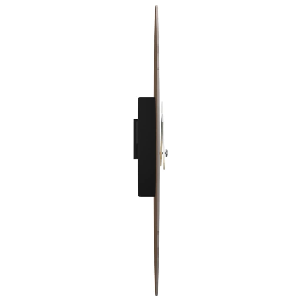 Wall Clock Yellow and Black Ø30 cm Engineered Wood