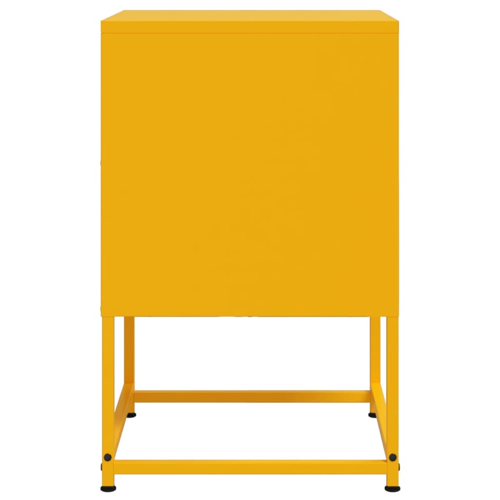Bedside Cabinet | Mustard Yellow | Steel | Medium | Bedside Cabinet