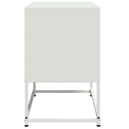 TV Cabinet White 68.5x39x60.5 cm Steel
