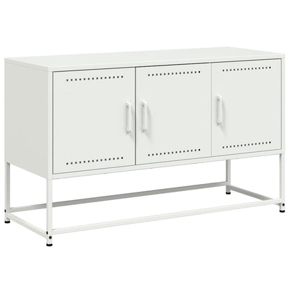 TV Cabinet White 100.5x39x60.5 cm Steel