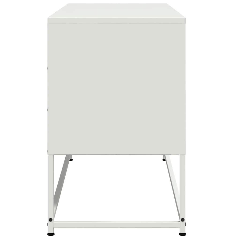 TV Cabinet White 100.5x39x60.5 cm Steel