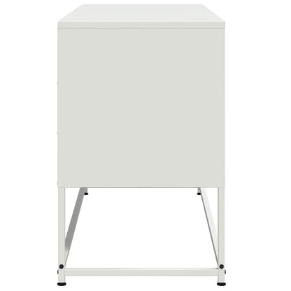 TV Cabinet White 100.5x39x60.5 cm Steel