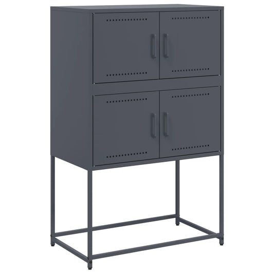 Sideboard Anthracite 68.5x38.5x107 cm Steel