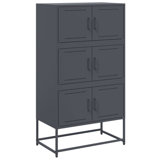 Sideboard Anthracite 68.5x38.5x123.5 cm Steel