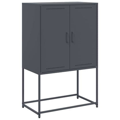 Highboard Anthracite 68.5x38.5x107 cm Steel