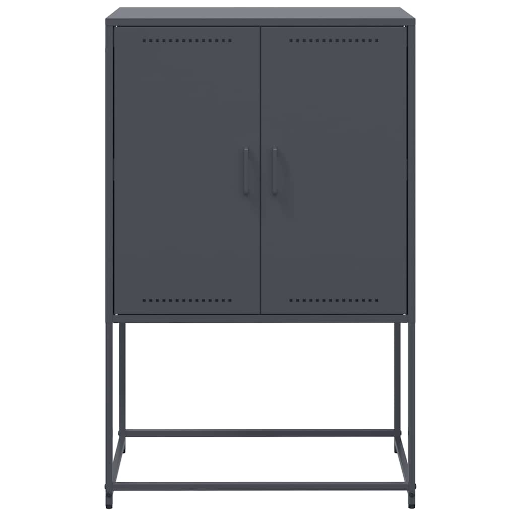 Highboard Anthracite 68.5x38.5x107 cm Steel