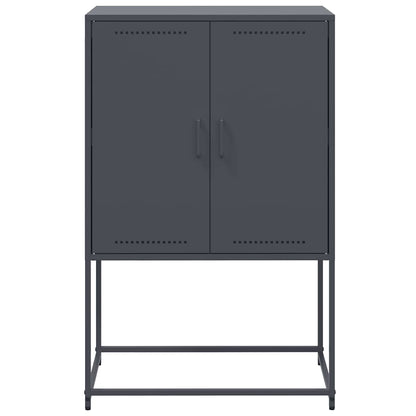 Highboard Anthracite 68.5x38.5x107 cm Steel