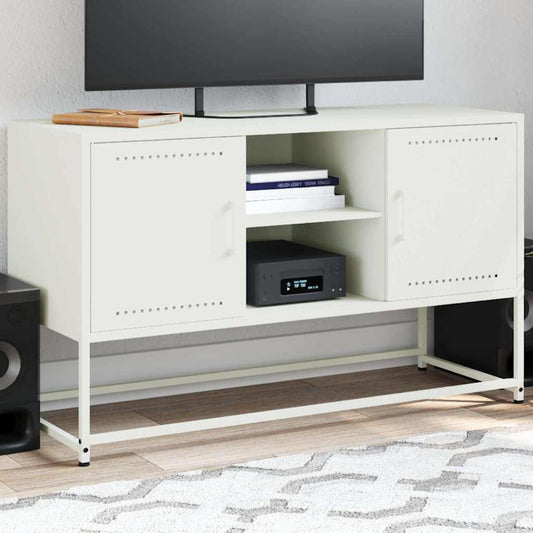 TV Cabinet White 100.5x39x60.5 cm Steel