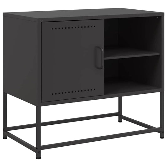TV Cabinet Black 68x39x60.5 cm Steel