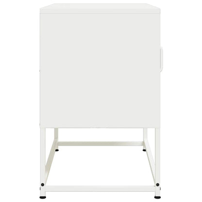 TV Cabinet White 68x39x60.5 cm Steel