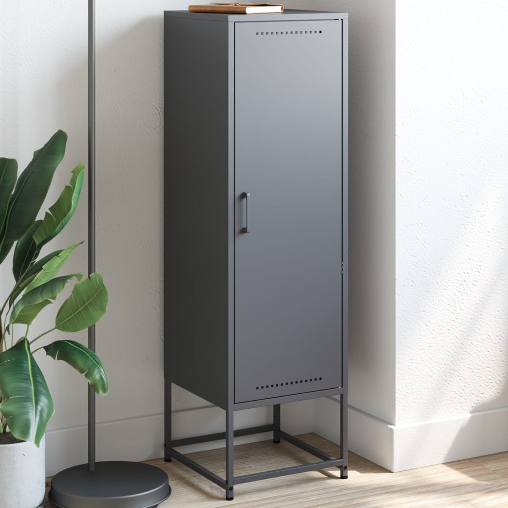 Highboard Anthracite 36x39x123 cm Steel