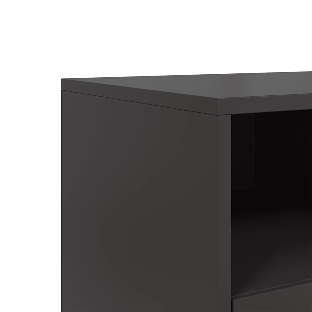 TV Cabinet Black 100.5x39x60.5 cm Steel
