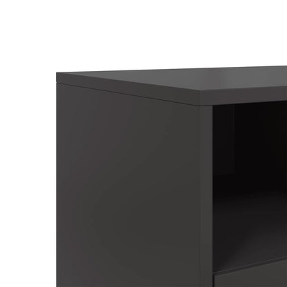 TV Cabinet Black 100.5x39x60.5 cm Steel