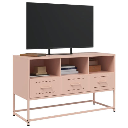 TV Cabinet Pink 100.5x39x60.5 cm Steel
