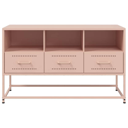 TV Cabinet Pink 100.5x39x60.5 cm Steel