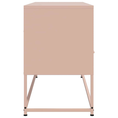 TV Cabinet Pink 100.5x39x60.5 cm Steel