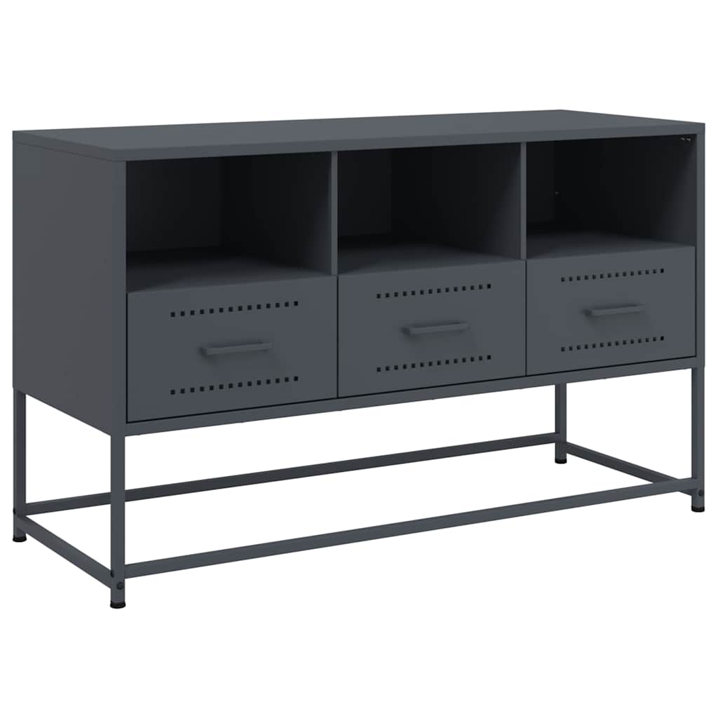 TV Cabinet Anthracite 100.5x39x60.5 cm Steel