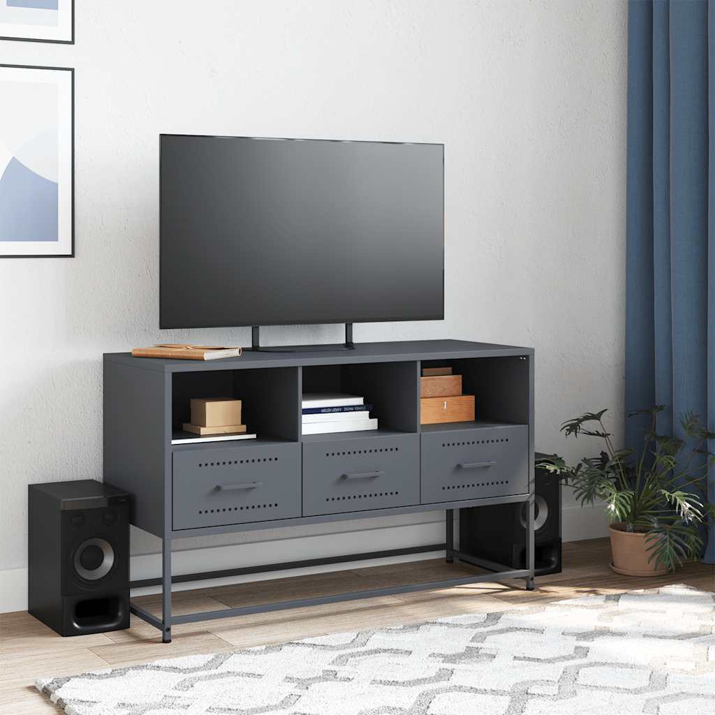 TV Cabinet Anthracite 100.5x39x60.5 cm Steel