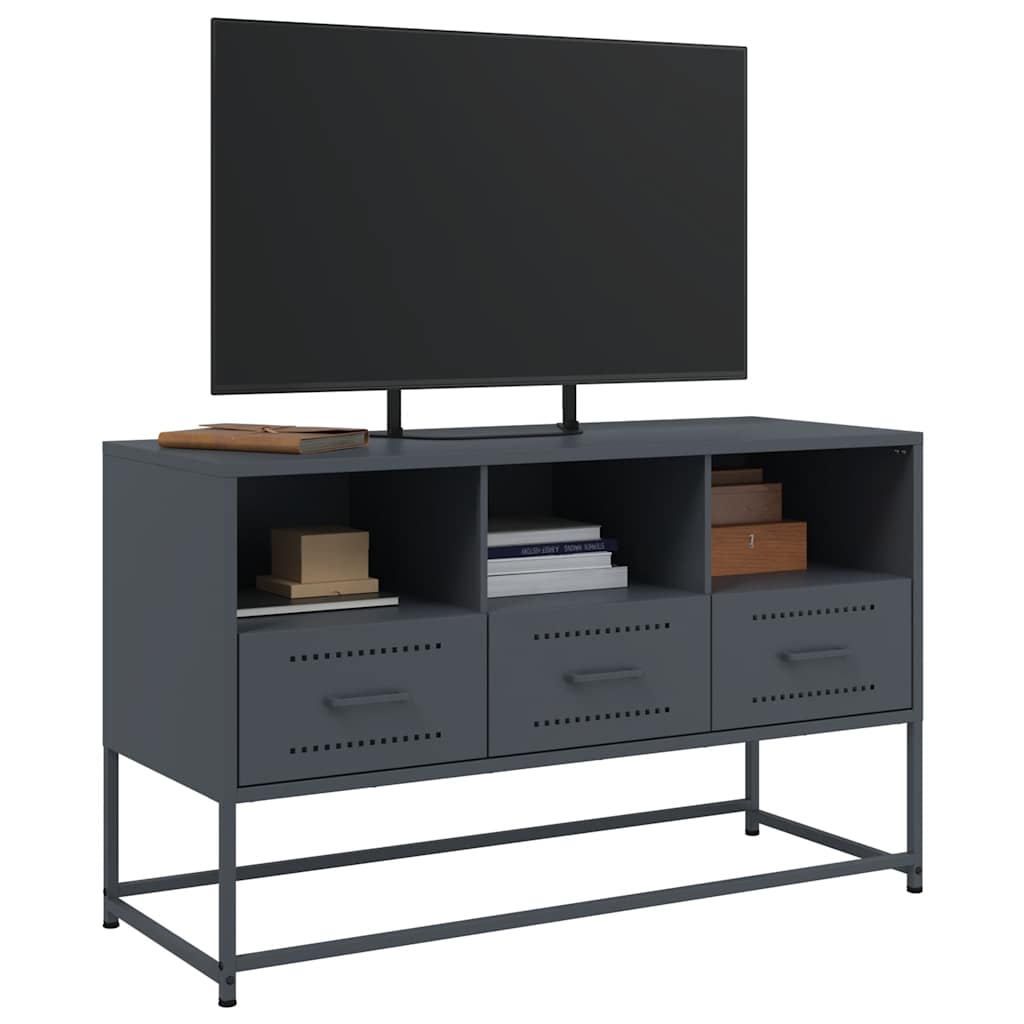 TV Cabinet Anthracite 100.5x39x60.5 cm Steel