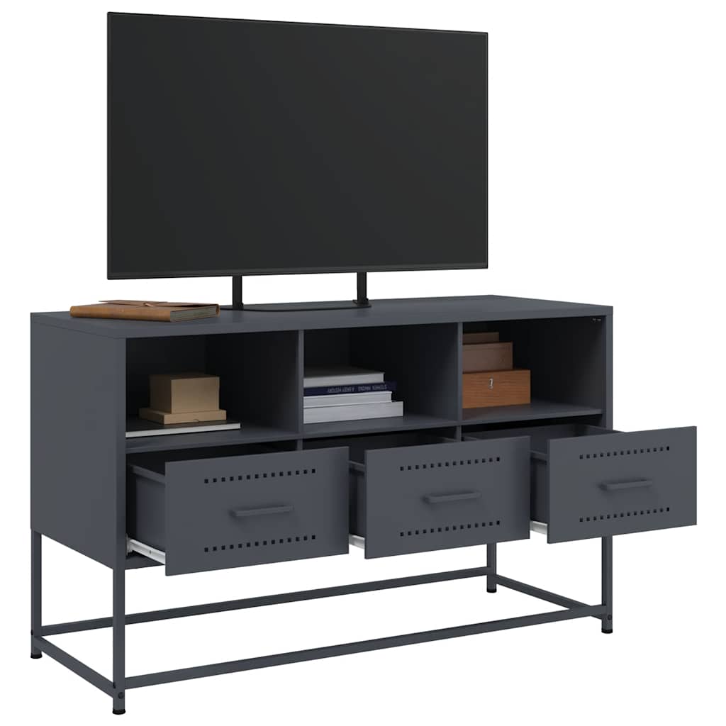 TV Cabinet Anthracite 100.5x39x60.5 cm Steel