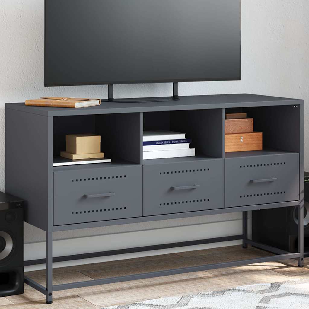 TV Cabinet Anthracite 100.5x39x60.5 cm Steel